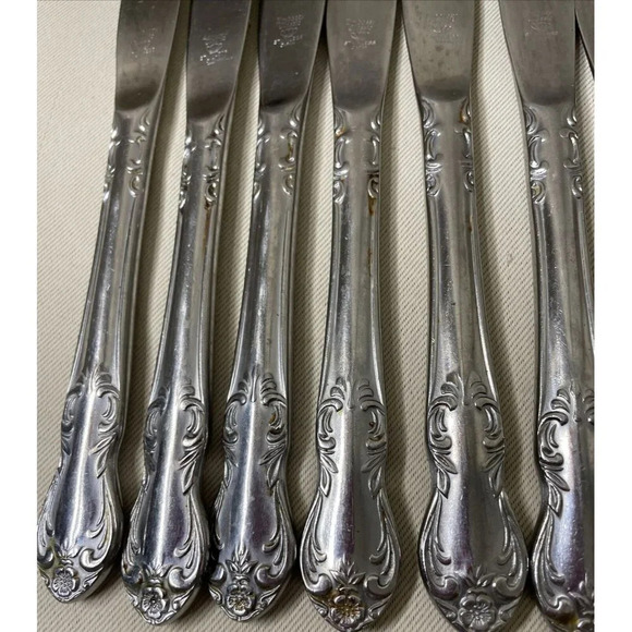Embassy Classic Valhalla Stainless Flatware Silverware Set 23 Pieces‎ Japan MCM - Picture 2 of 8